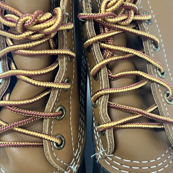 LL Bean Duck Brown Duck Rain Boots Size 6 Waterproof Leather Made in USA - Picture 14 of 15